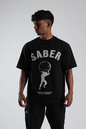 THE ATLAS TEE V2 [BLACK]-S