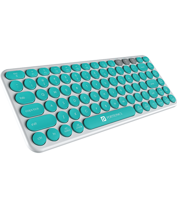 Portronics Black Bluetooth Desktop Keyboard