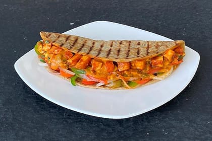 Paneer Tikka Breakfast Taco