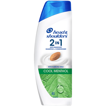 Head & Shoulders 2in1 Anti-Dandruff Shampoo + Conditioner with Almond Milk, Cool Menthol