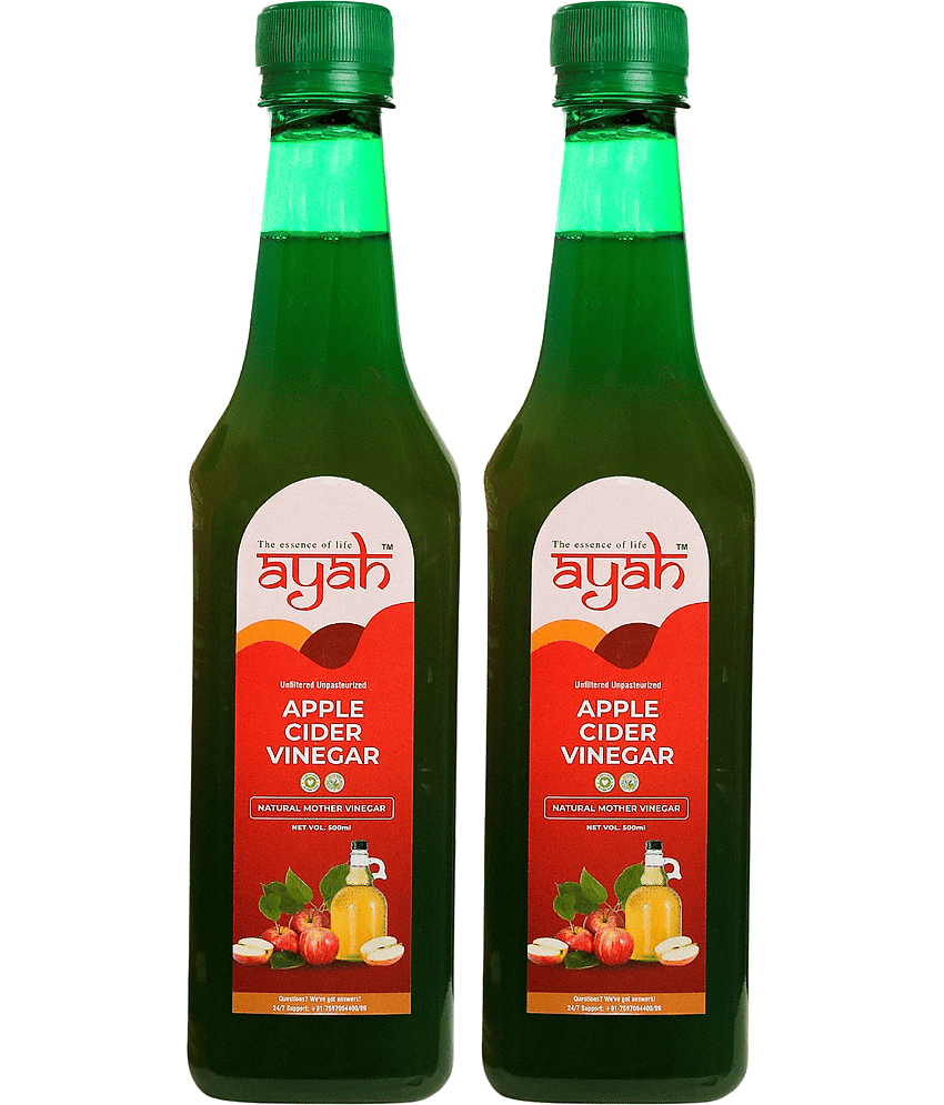 Ayah Apple Cider Vinegar Weight Loss, Energy & Overall Health Juice / Ras - 500ml + 500ml