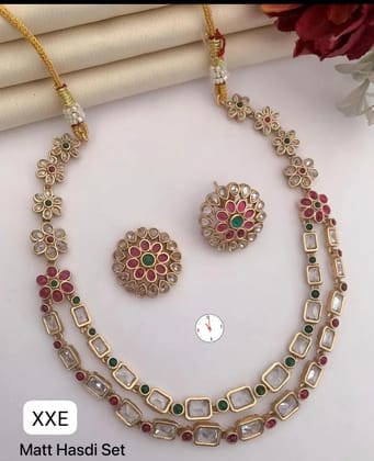 Necklace earrings combo.