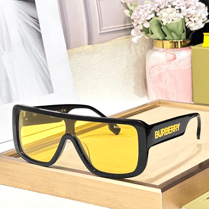 BB Premium Luxury 4401 Men Wayfarers-Black - Yellow