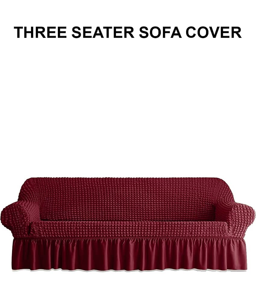 Cortina 2 Seater Polyester Sofa Cover ( Pack of 1 )