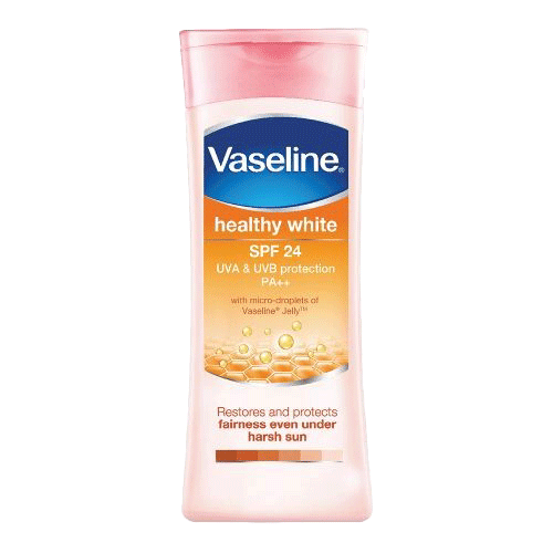 Vaseline Sunscreen Lotion Healthy White Sun & Pollution Protect SPF 24 100ml