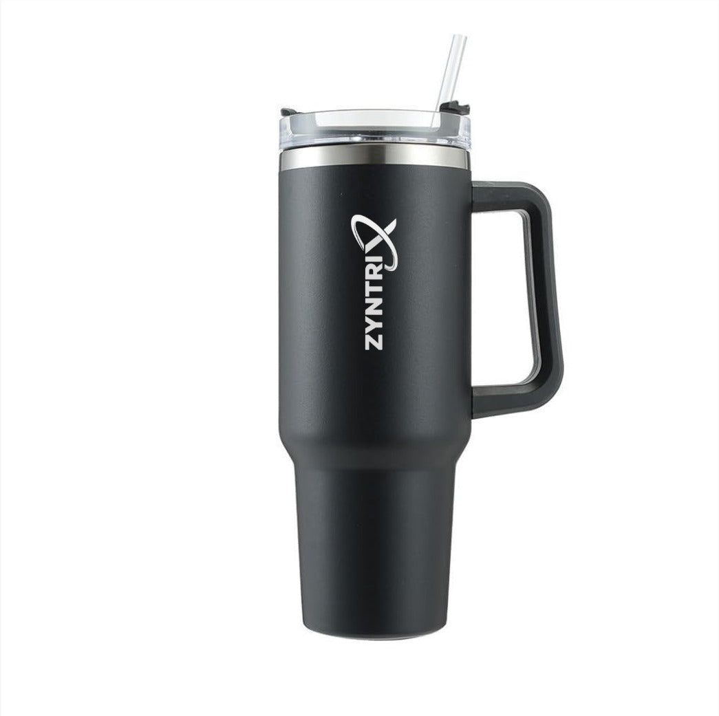 ZYNTRIX Premium Insulated Travel Mug with Handle