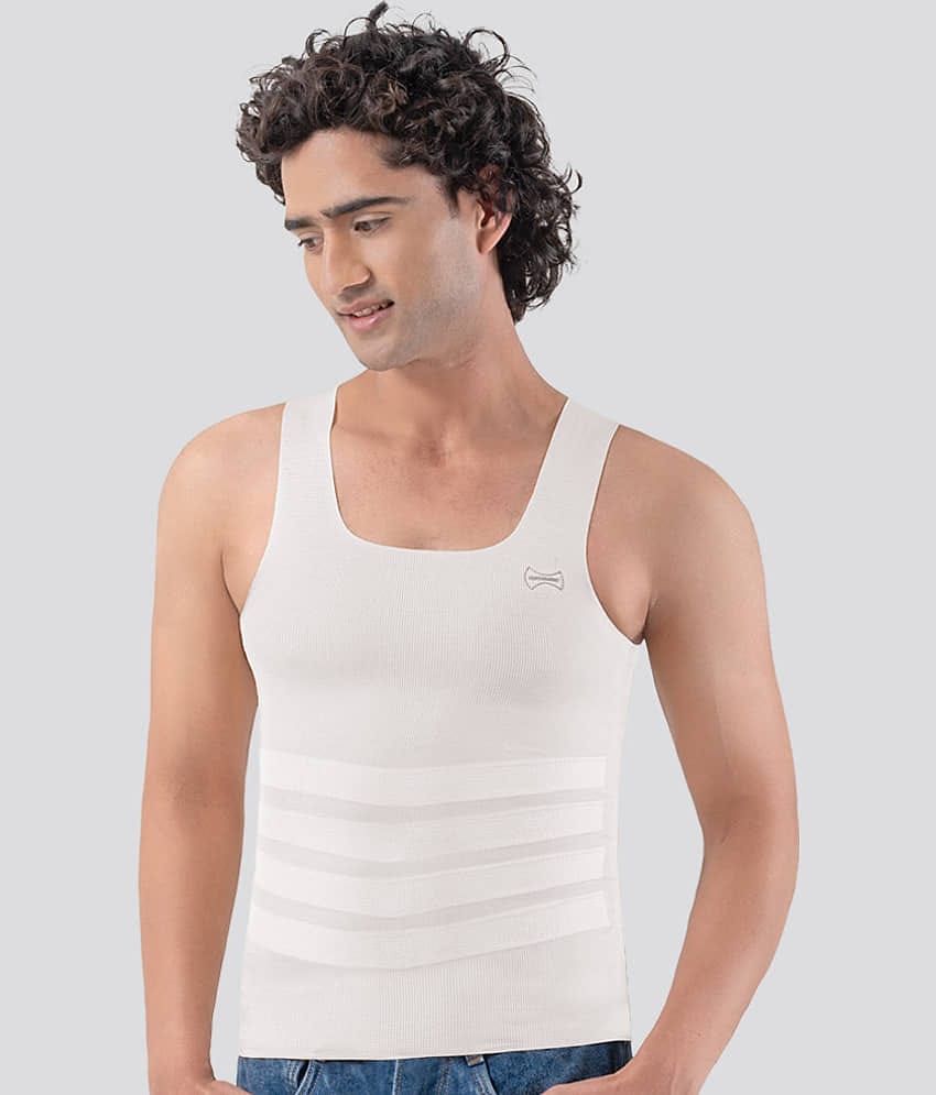 Dermawear Pack of 1 Men's Tummy Shaper ( White )