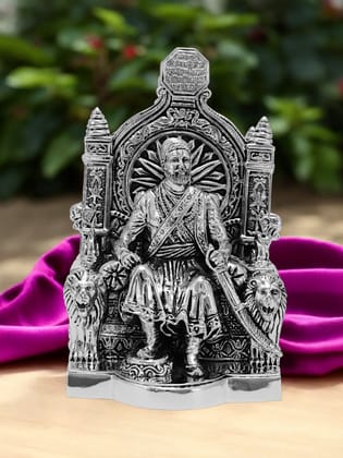 Pure Silver Chhatrapati Shivaji Maharaj Idol-100 gm