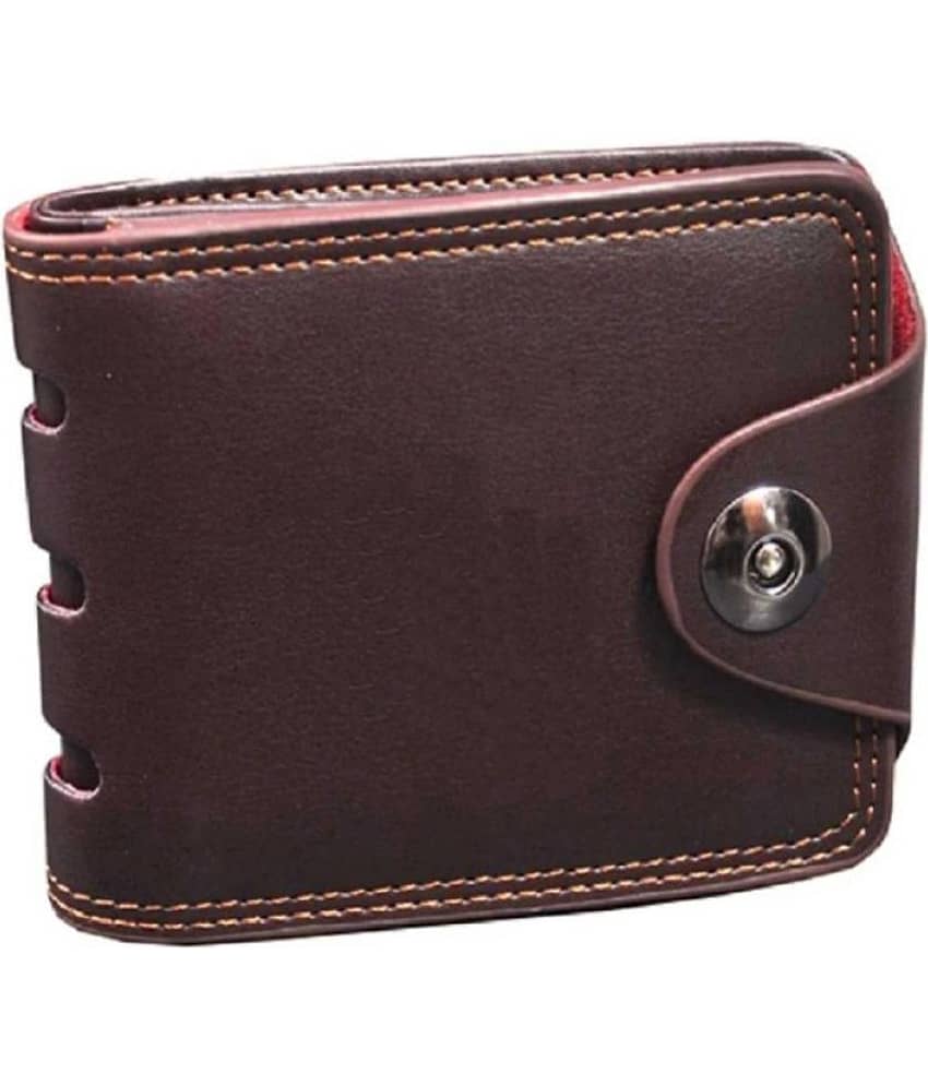 Amor - Brown PU Men's Two Fold Wallet ( Pack of 1 )
