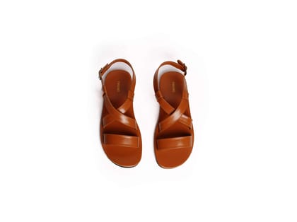 Paaduks Calor Tan Sandals For Men - UK 6