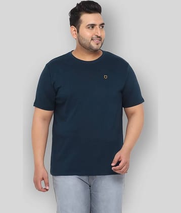 Urbano Plus Pack of 1 Cotton Regular Fit Men's T-Shirt ( Blue )