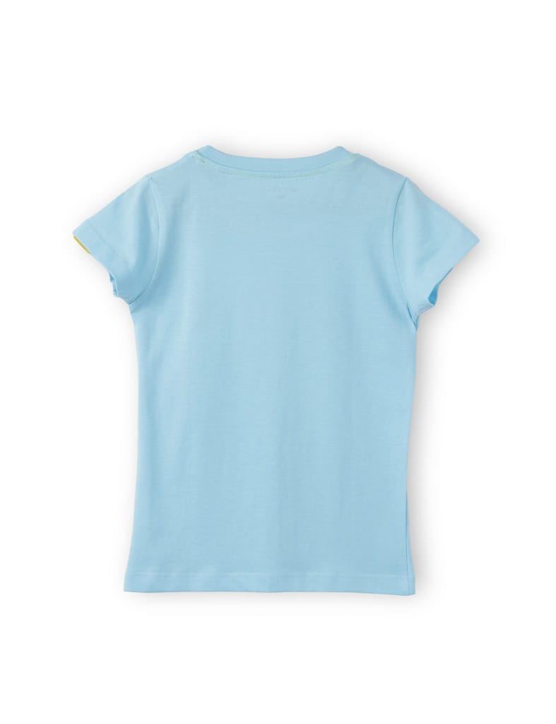 Elegant Kids Girls T shirt Cotton Atomizer Blue Rainbow and Cloud print 2025 at ShopCircuit | ON