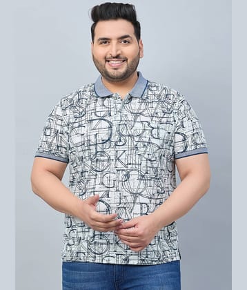 AUSTIVO Cotton Blend Regular Fit Printed Half Sleeves Men's Polo T Shirt - Multicolor ( Pack of 1 )