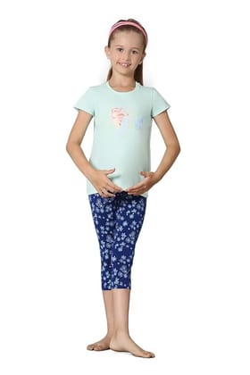 Girl's Cotton Relaxed Fit T-Shirt