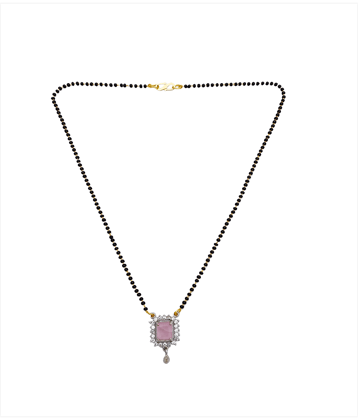 gilher - Pink Mangalsutra ( Pack of 1 )