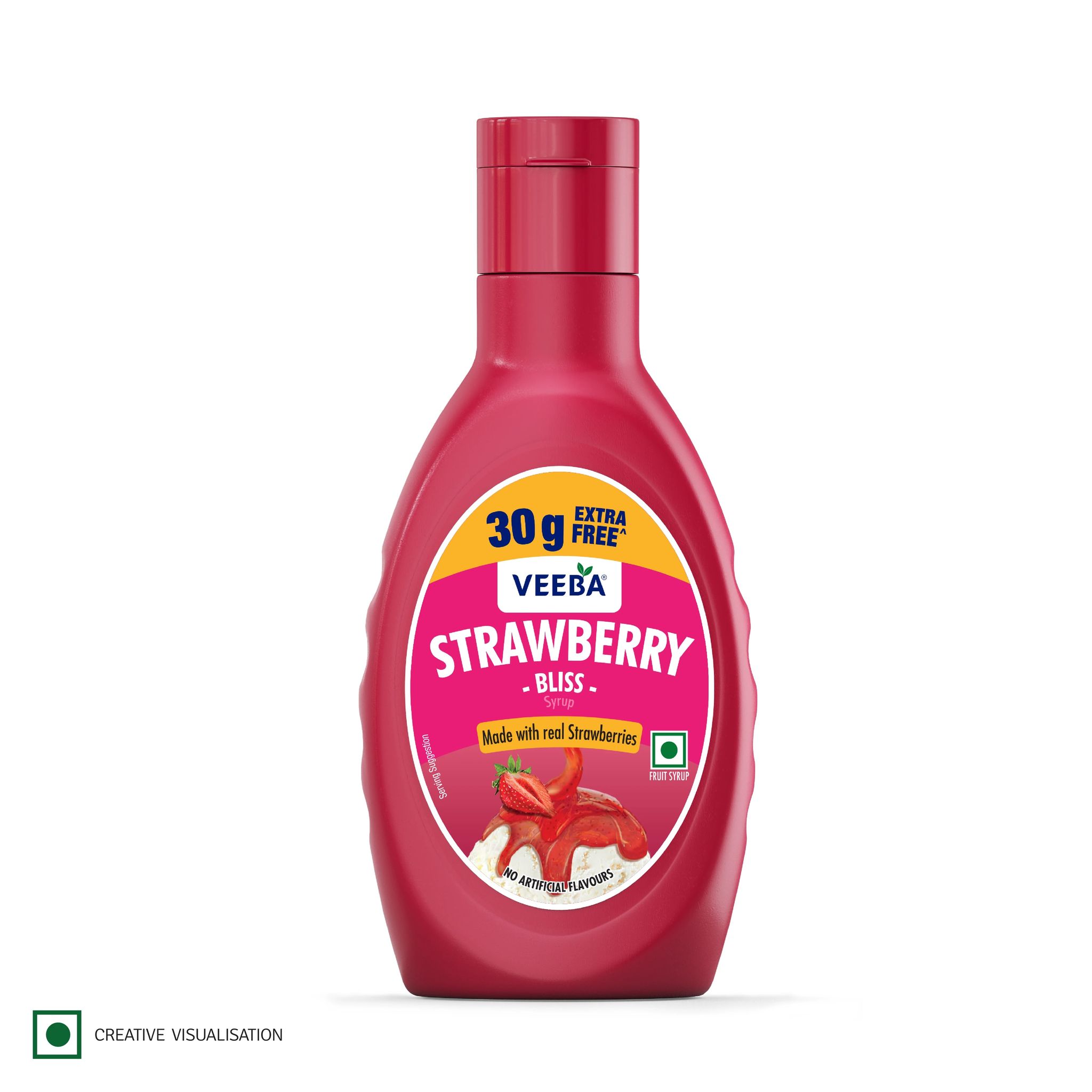 VEEBA Strawberry Bliss Syrup (230G)