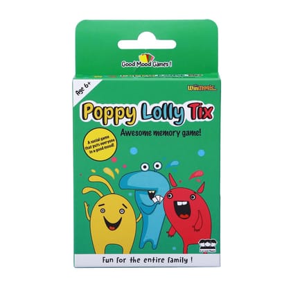 Good Mood Games Poppy Lolly Tix Card Games For Kids Age 4 Years and Above