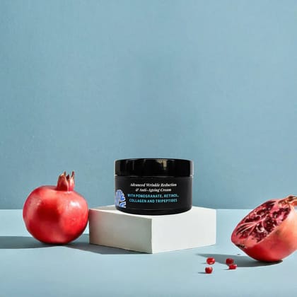 Advanced Wrinkle Reduction and Anti-Ageing Cream | Pomegranate, Retinol, Collagen & Tripeptides Advanced Wrinkle Reduction and Anti-Ageing Cream | Pomegranate, Retinol, Collagen & Tripeptides