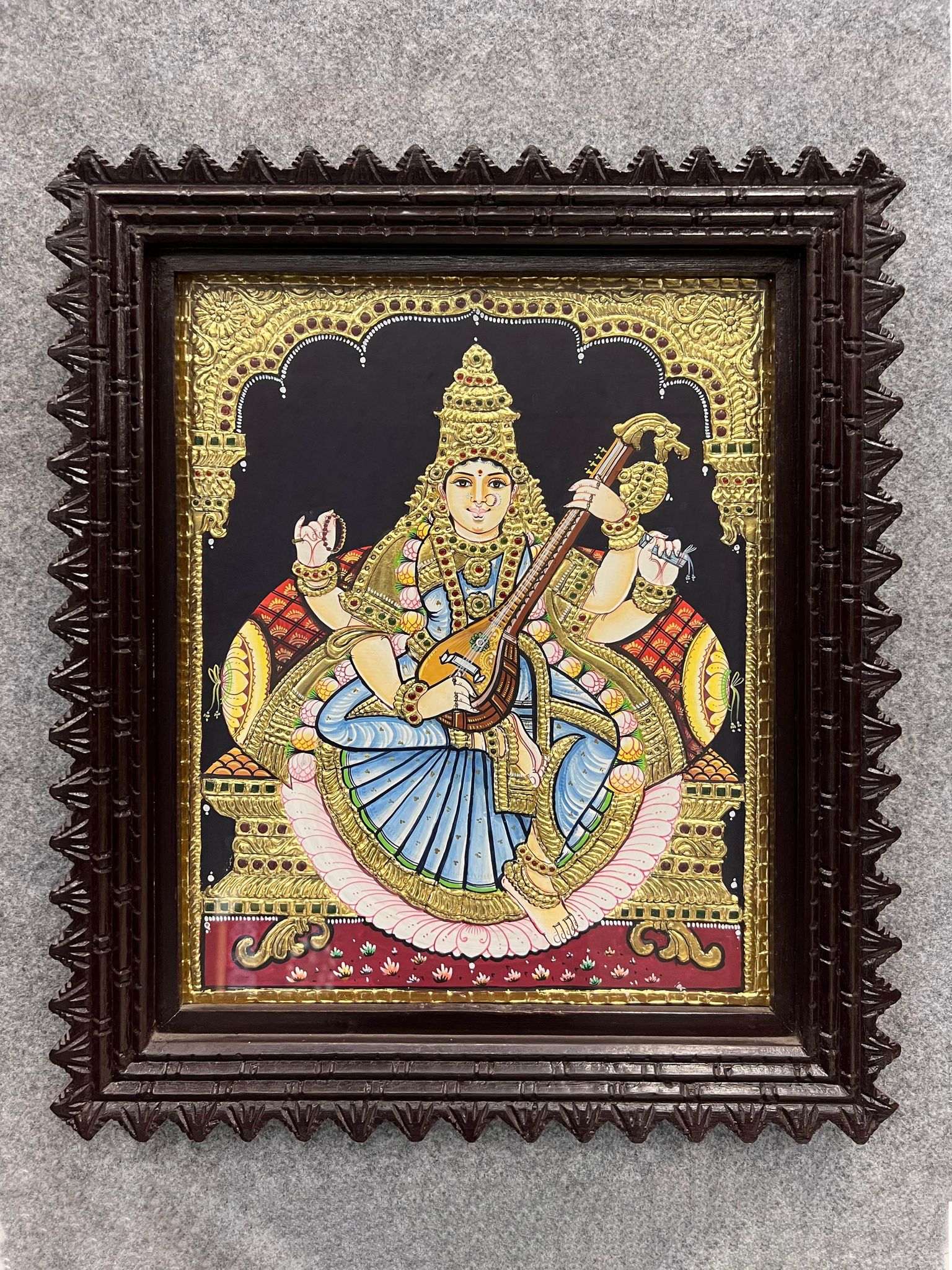 Saraswathi - With Frame 18 x 15