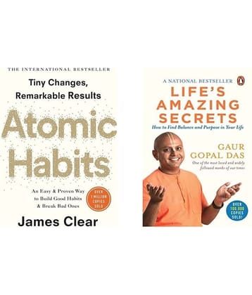 Unico 2 books ) Atomic Habits & LIFES AMAZING SECRETS Paperback