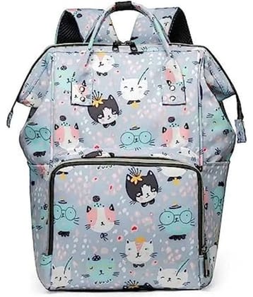 House Of Quirk Grey Diaper Bags ( 1 Pc )