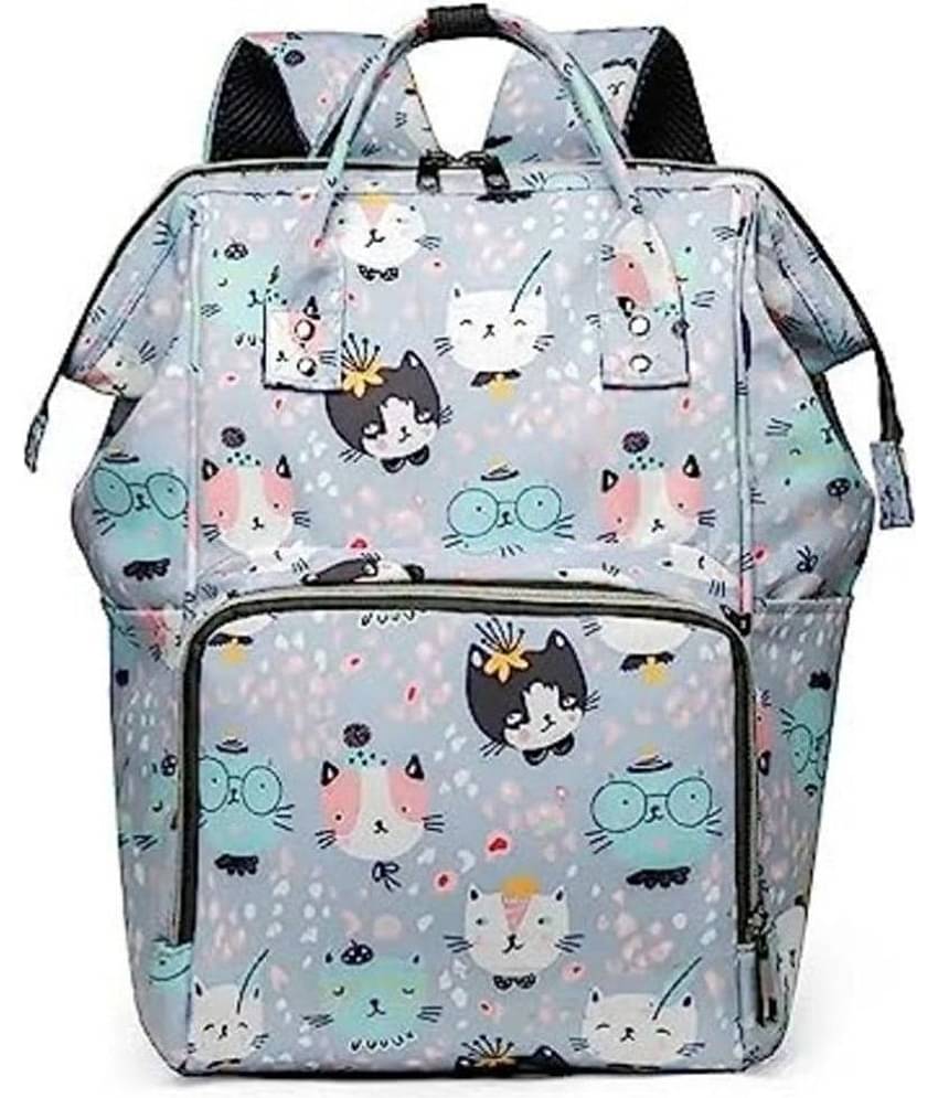 House Of Quirk Grey Diaper Bags ( 1 Pc )