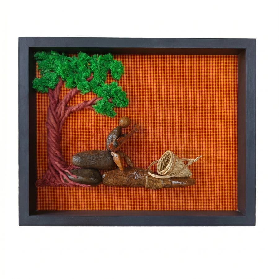 ARTISINAL 3D WOODEN FRAME WALL DECOR