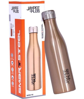 Jaypee Plus - Sierra 750  Black 750 mL Water Bottle ( Set of 1 )