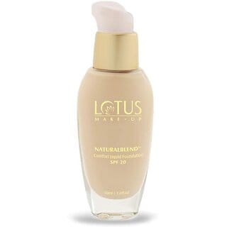 Lotus Make-Up Natural Blend Comfort Liquid Foundation Spf -20 Foundation (330-Soft Cameo, 30 Ml)