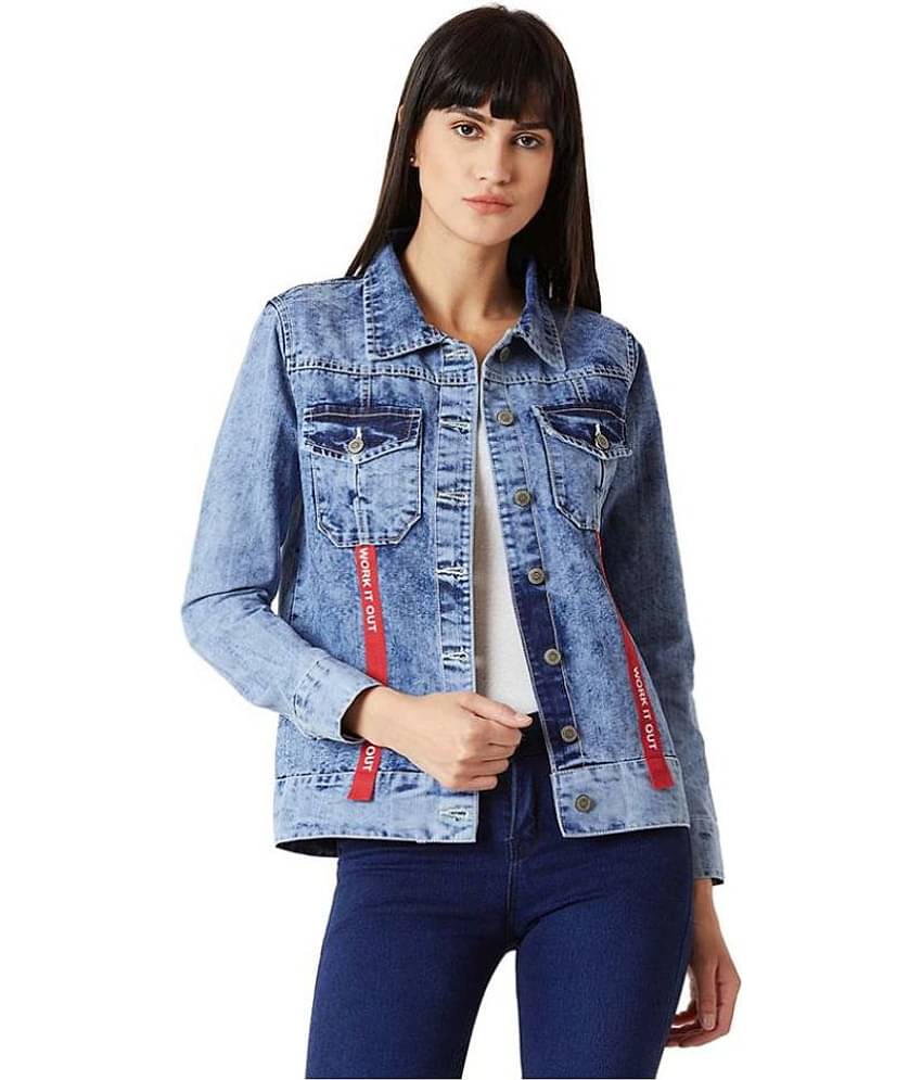 Miss Chase Cotton Blue Jackets