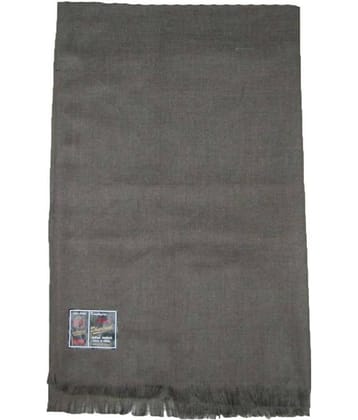 Dhariwal Gray Solid Woolen Shawls For Winters