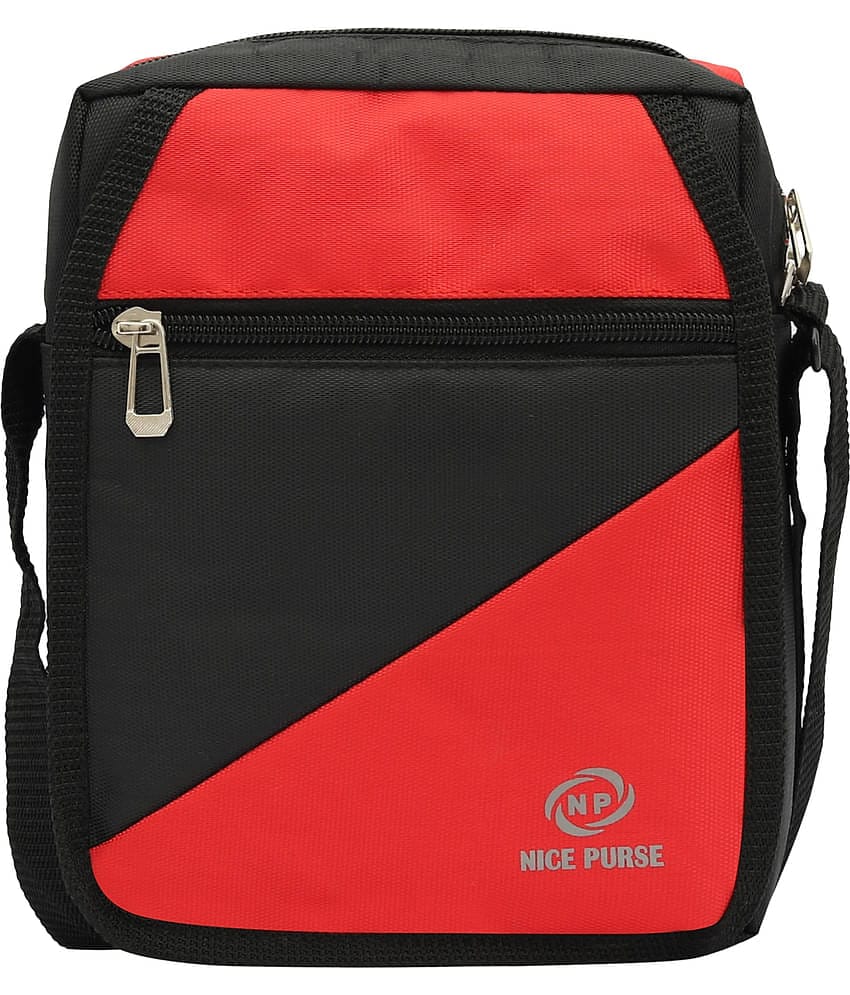 Nice Purse Red Solid Messenger Bag