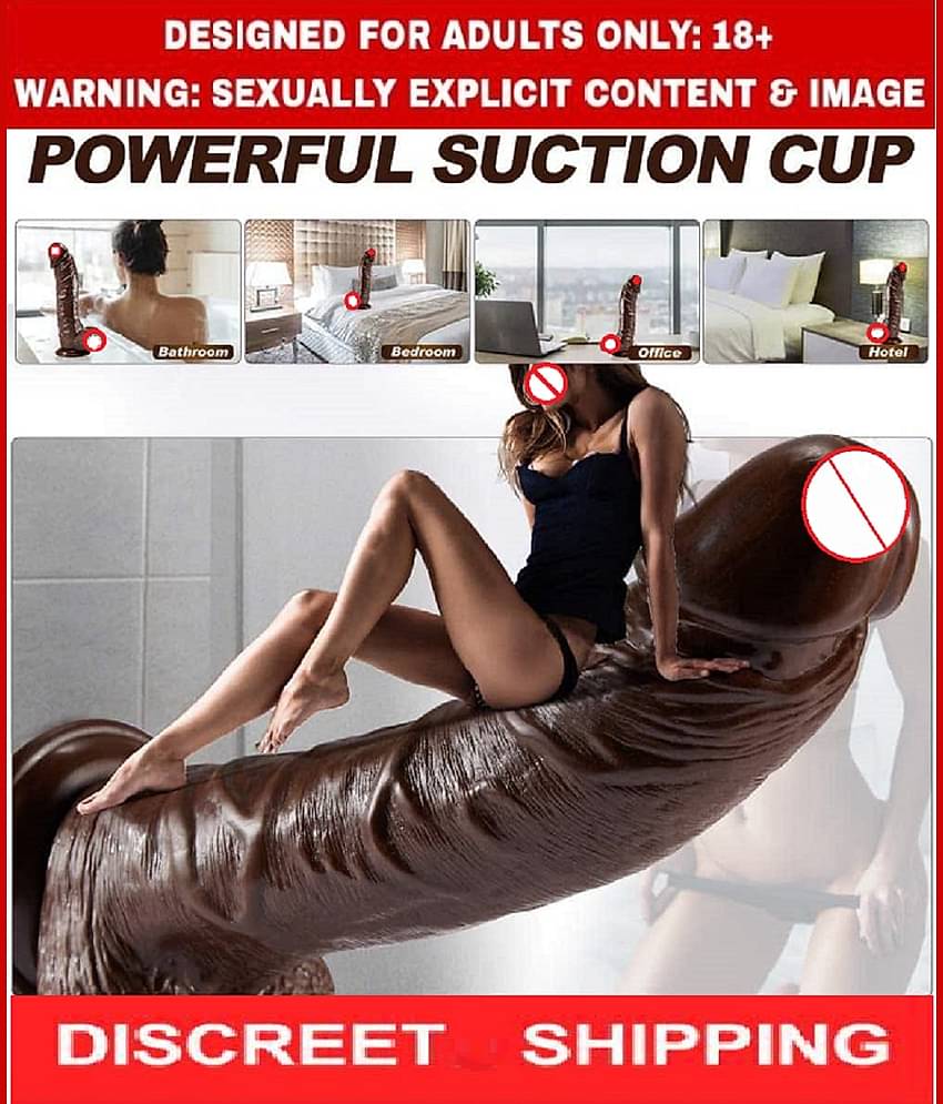 LONG AND THICK HANDS FREE WITH SUCTION BASE DILDO SEXTOY