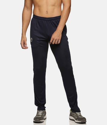Omtex - Navy Cotton Blend Men's Trackpants ( Pack of 1 )