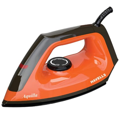 Havells Dry Iron Aquilla 1000 watts | Iron Press German Technology | Plastic Non Sick Coated Sole Plate | Shock Proof Body Havells Dry Iron Aquilla 1000 watts | Iron Press German Technology | Plastic Non Sick Coated Sole Plate | Shock Proof Body
