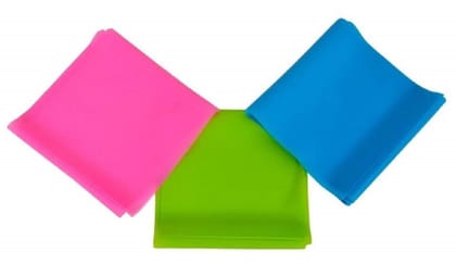 Ezyfit Exercise Resistance Bands, Aerobic Bands - Set of 3