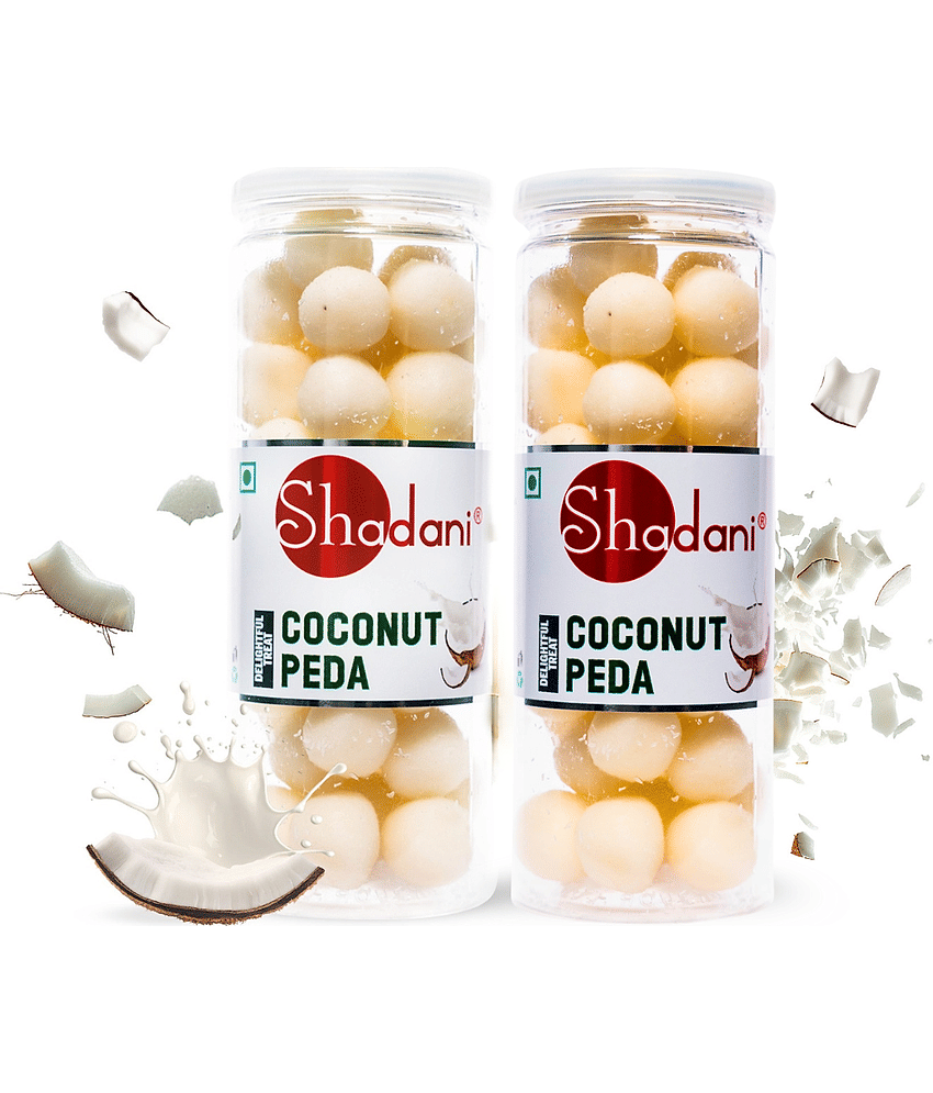 Shadani Coconut Peda Toffees 200 gm Pack of 2