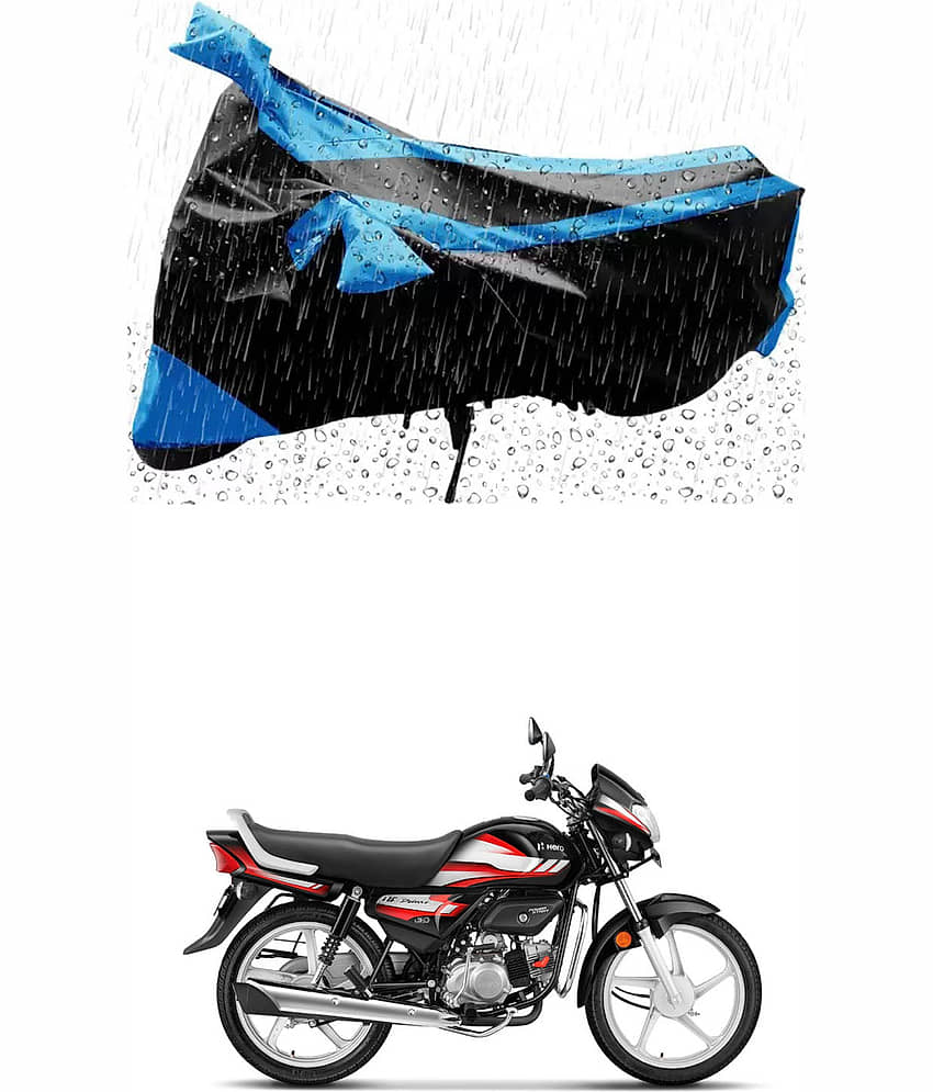 JVG Bike Body Cover for Hero HF Deluxe ( Pack of 1 ) , Blue