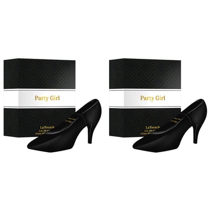LA' French Party Girl Liquid Perfume For Women, 170Ml | Eau De Parfum 170Ml| Premium Long Lasting Luxury Perfume| Notes Of Almond Damask Rose Orange Blossom | Scent For All Occasions LA' French Party Girl Liquid Perfume For Women, 170Ml | Eau De Parfum 1