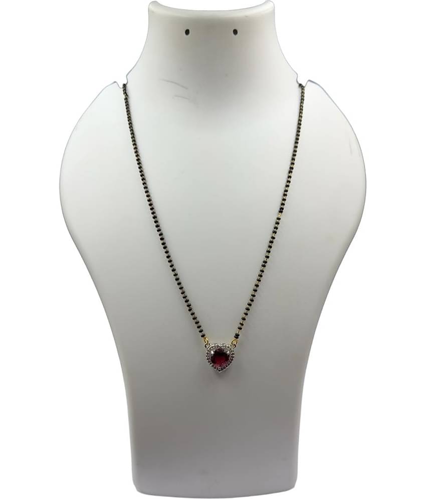 Charms Red Mangalsutra ( Pack of 1 )