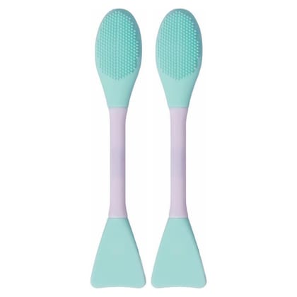 Allure Dual-Sided Face Cleansing Brush & Mask Applicator - Pack Of 2
