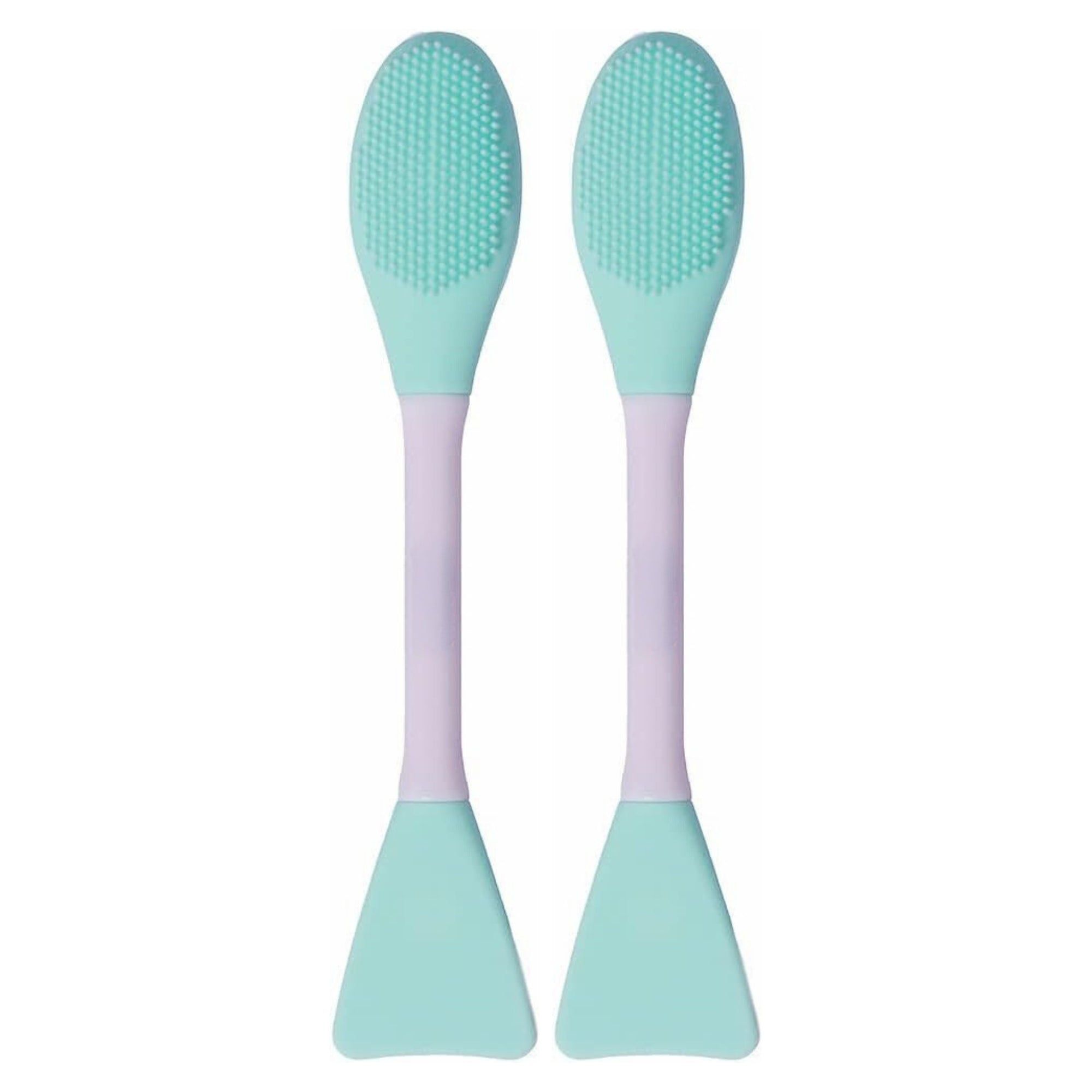 Allure Dual-Sided Face Cleansing Brush & Mask Applicator - Pack Of 2
