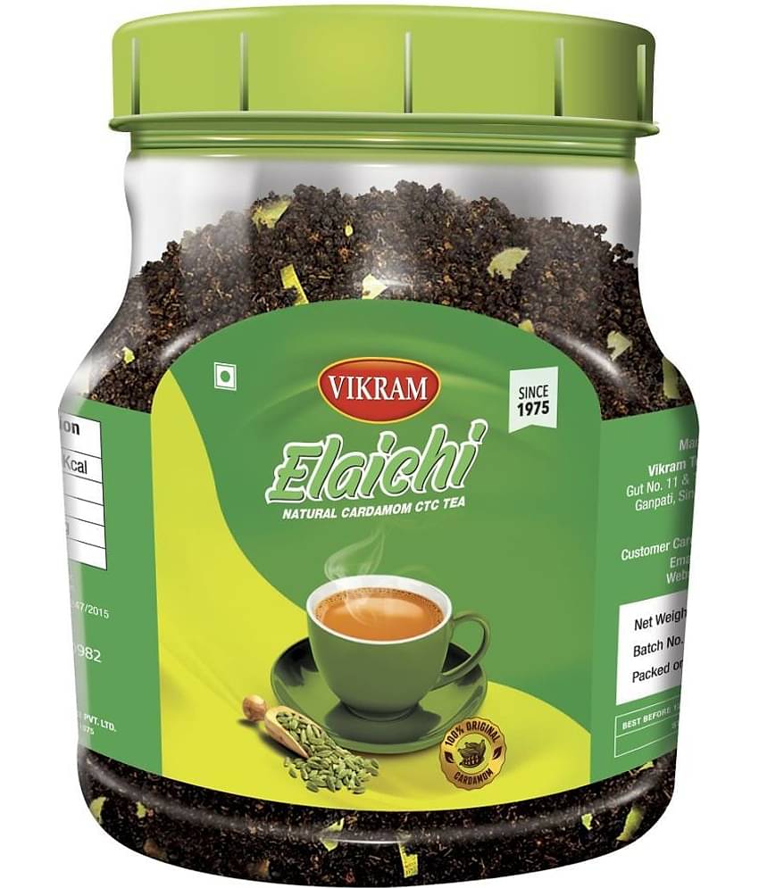 VIKRAM Assam Tea Loose Leaf Elaichi Tea CTC 500 gm
