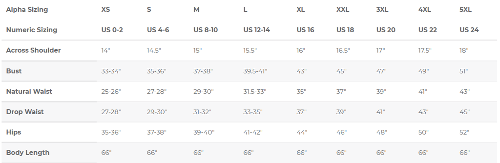 Size Guide