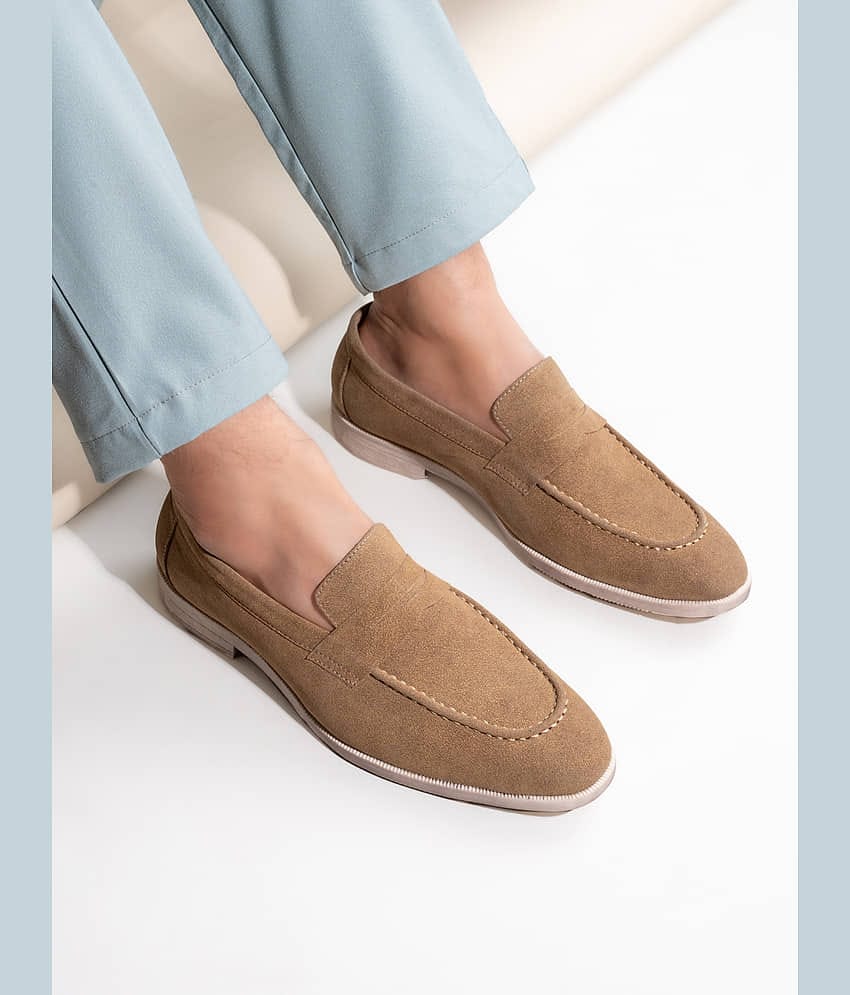 Fentacia Beige Men's Korean Shoes