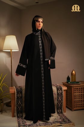 Abqaar Abaya Black-M