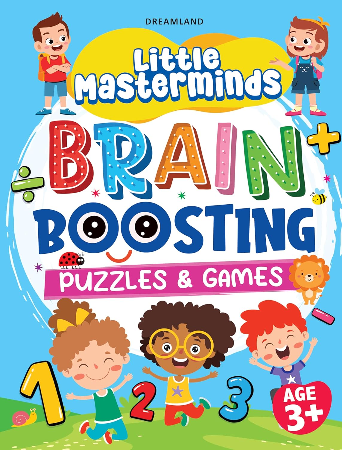 Little Masterminds: Brain Boosting Puzzles & Games Activity Book for Kids Age 3 and Up
