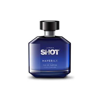 Layer�r Shot Maverick Perfume for Men - 100ml | Long Lasting Eau De Parfum (EDP) | Aquatic & Fresh Scent with Citrus & Amber Notes | Everyday Premium Fragrance