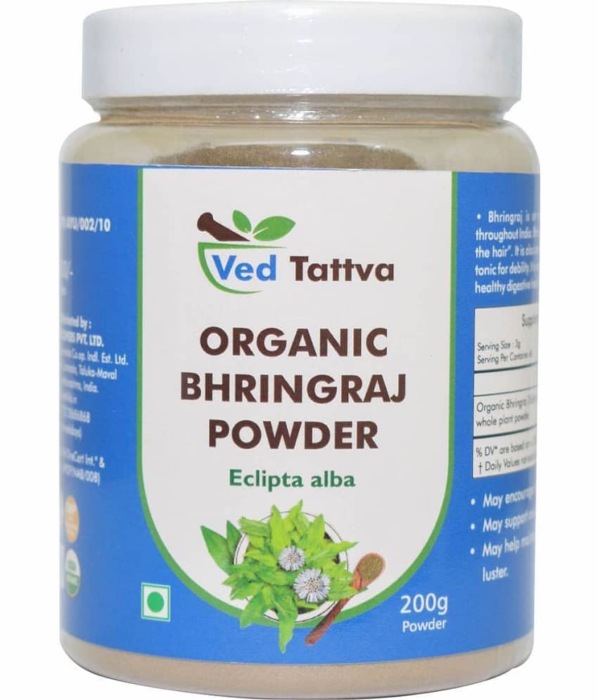 Ved Tattva Organic Bhringraj Powder 200 Gm Pack of 1