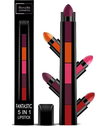 Ronzille Fantastic 5in1 lipstick Shade-C(Pack of 1)